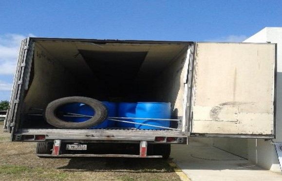 Aseguran 20 mil litros de químico en Chiapas