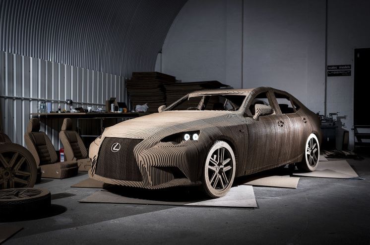 Video: construyen automóvil de cartón - car15