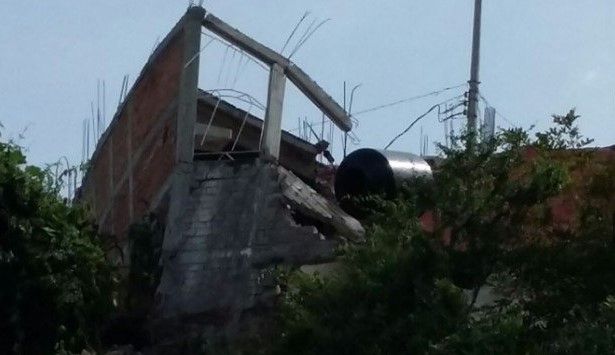 Se desploman siete casas en Chilpancingo tras lluvias por Patricia