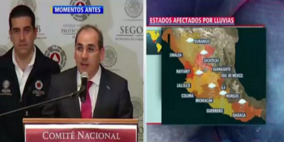 El Huracán Patricia podría ser catastrófico: CONAGUA