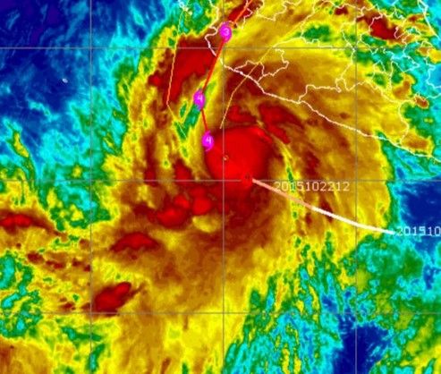 Patricia, el primer huracán categoría 5 en el Pacífico mexicano
