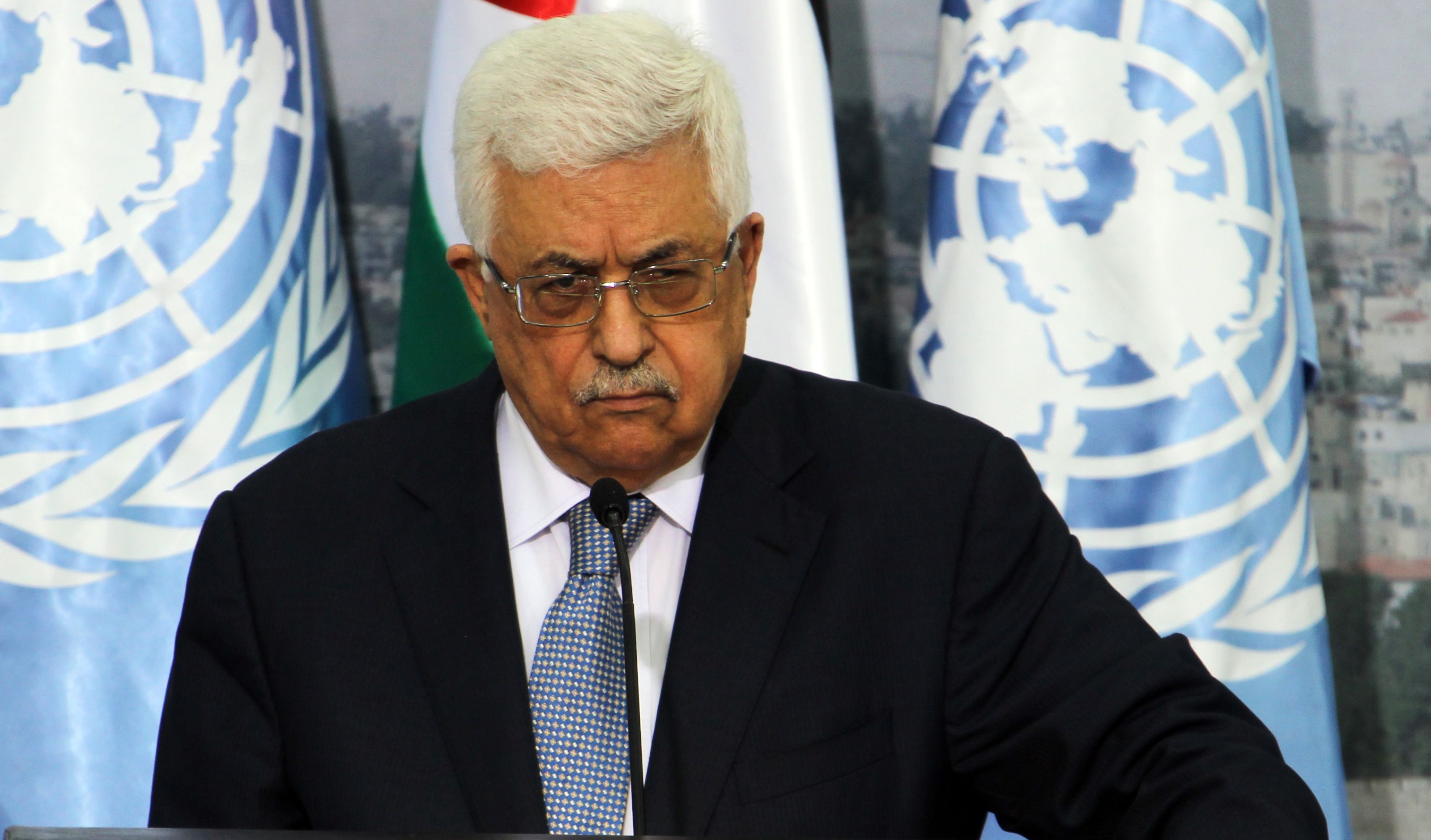 Abbas pide protección internacional para el pueblo palestino