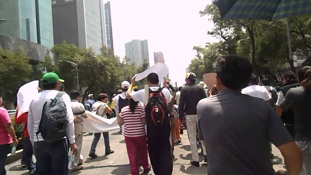 Habrá dos manifestaciones en la zona centro del Distrito Federal