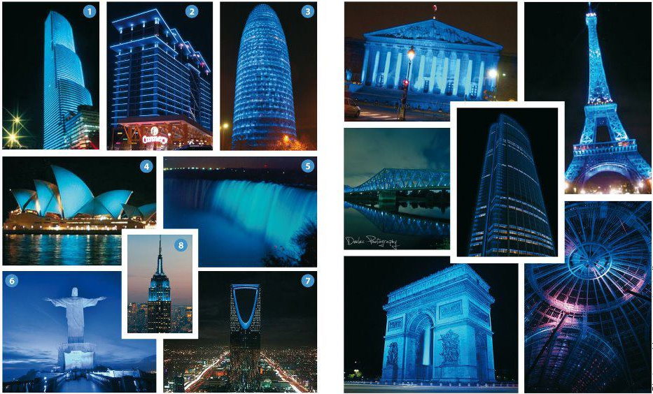 La ONU celebra su 70 aniversario - monumentos-azules