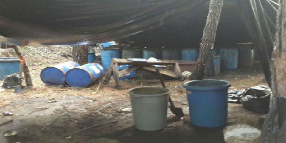 PGJE de Michoacán desamantela tres laboratorios clandestinos