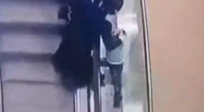 Video: niña de 5 años cae por jugar con escalera eléctrica