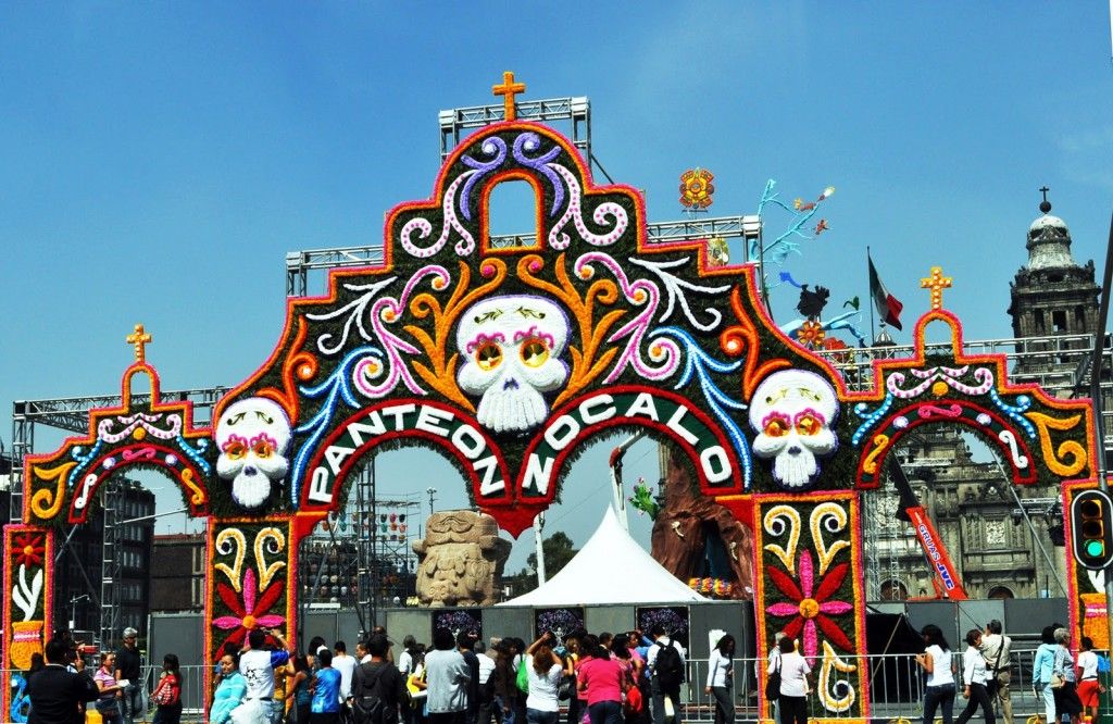 Anuncian programa de Día de muertos en la Ciudad de México - ofrenda-1024x666