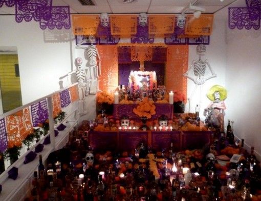 Tin Tan encabeza ofrenda de Muertos en el Instituto México en España - ofrenda-dinmes4