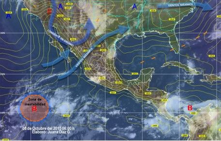 Persistirán las lluvias y bajas temperaturas en el país