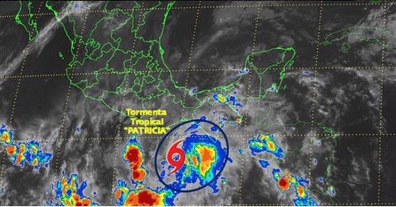Patricia se volverá huracán el jueves