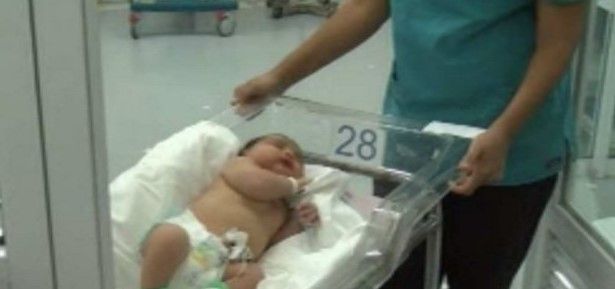 Nace bebé de 6.5 kilos en Tamaulipas Nace bebé de 6.5 kilos en Tamaulipas