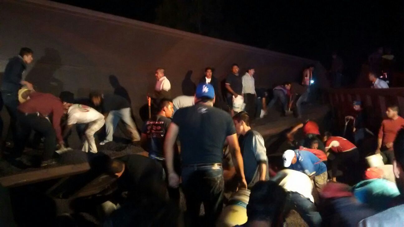 Tren descarrila en Zacatecas