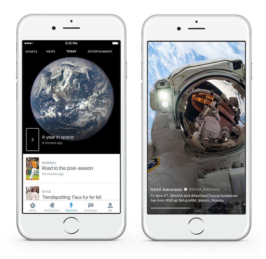 Twitter lanza Moments Twitter lanza Moments