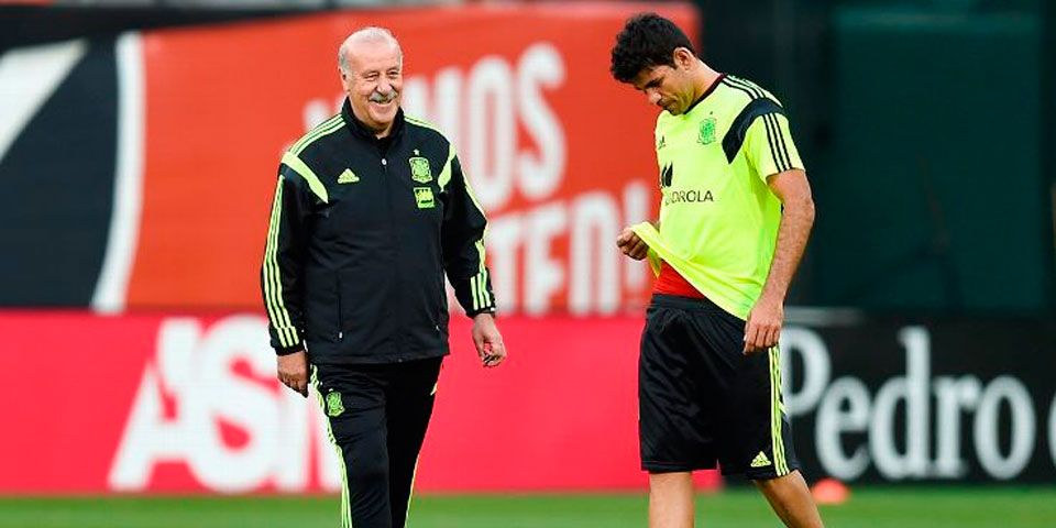 No me gustó como jugó Diego Costa: del Bosque No me gustó como jugó Diego Costa: del Bosque