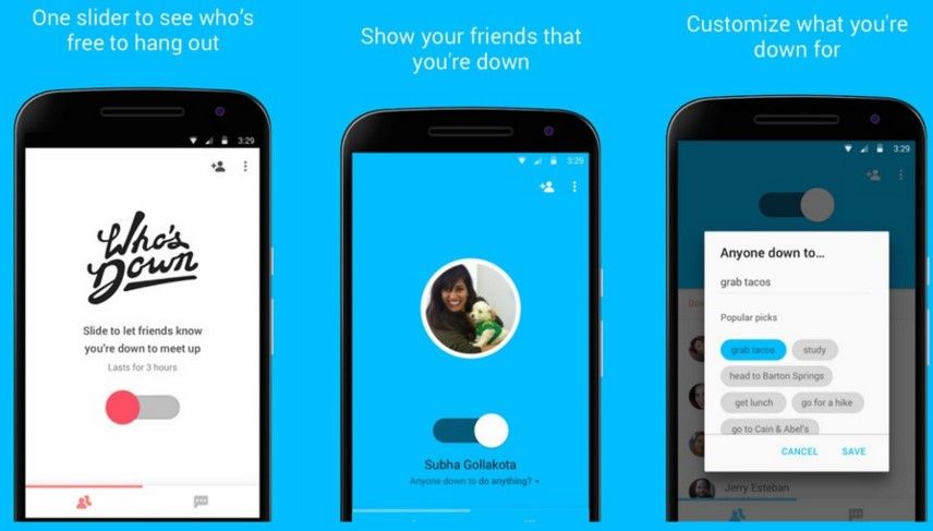Lanzan app Who’s down para arreglar salidas con amigos