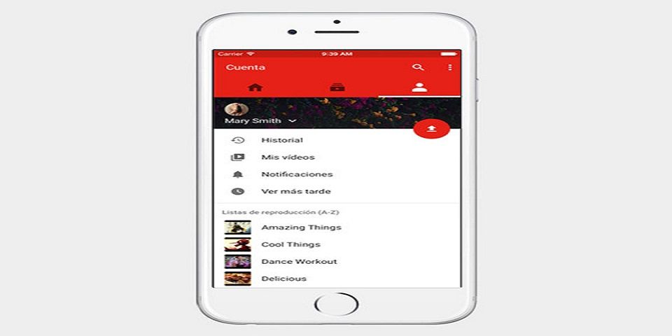 YouTube rediseña app para iOS