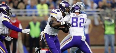 Corredor de Vikingos de Minnesota los lleva al triunfo