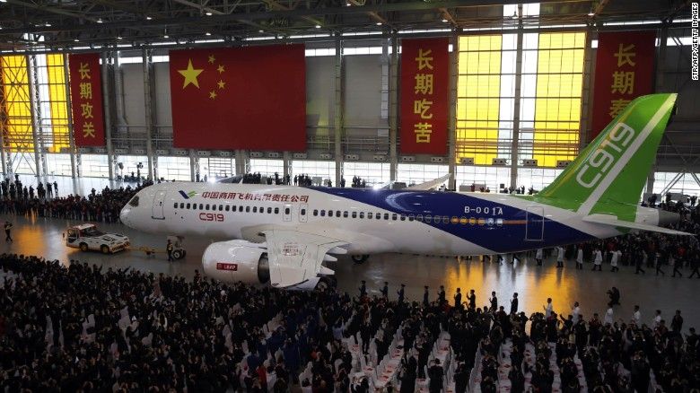 Video: China presenta su primer avión comercial - 151102152357-c919gettyimages-495319848-exlarge-169