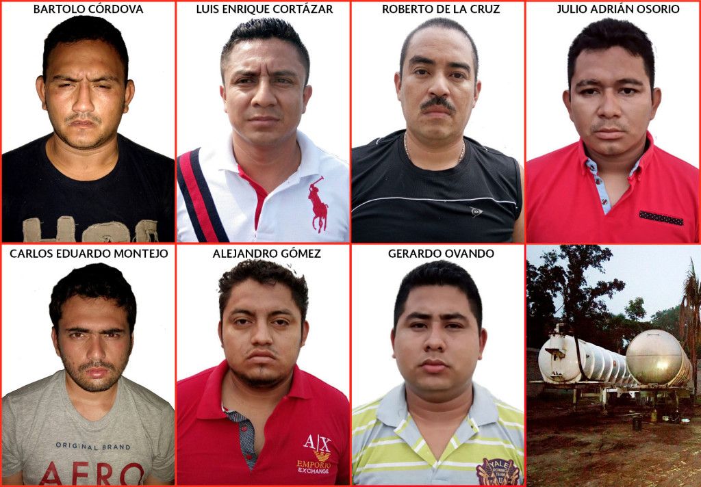 Detienen a dos agentes ministeriales por vender combustible ilegal en Tabasco - 20151109183131-1024x712