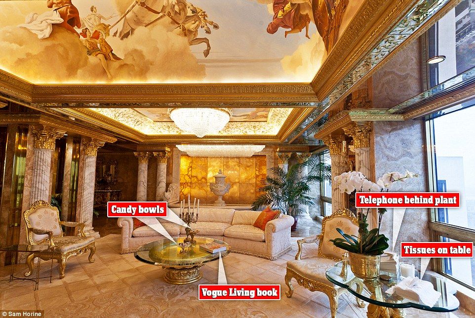 Imágenes: el penthouse de Donald Trump valuado en 100 mdd - 2E1DAACB00000578-3303819-image-a-6_1446735033179