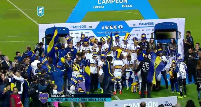 Boca Juniors vuelve a ser campeón en Argentina Boca Juniors vuelve a ser campeón en Argentina