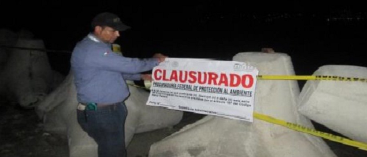 Clausuran muelle en Las Brisas Acapulco por construirse en ecosistema costero