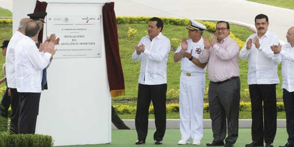 Inauguran 74 Batallón de Infantería en Veracruz