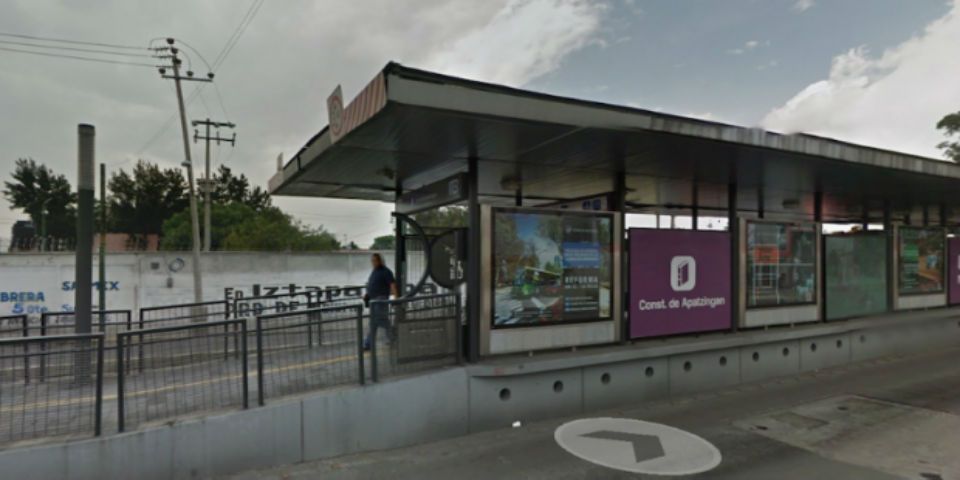 Cierran por obras estación Constitución de Apatzingán de la L2 del Metrobús