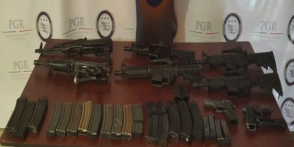 Aseguran armamento de alto calibre en Chiapas