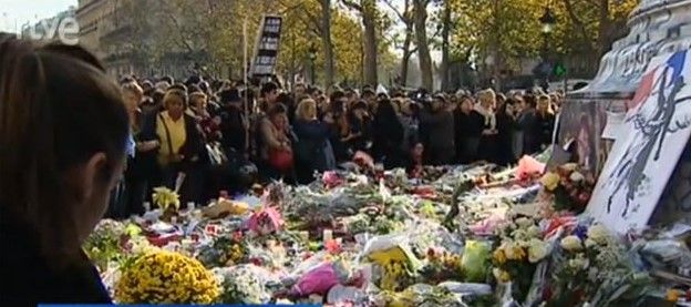 Francia guarda minuto de silencio por víctimas de atentados - RTVE