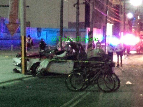 Accidente en Periférico deja cuatro muertos - accidente-periferico-taxi-2