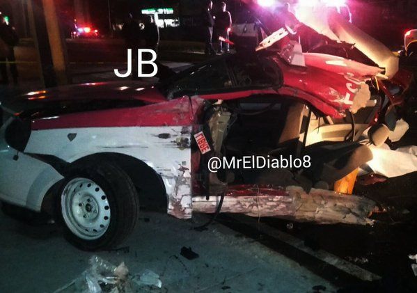 Accidente en Periférico deja cuatro muertos - accidente-periferico-taxi-4