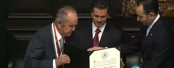 Entregan Medalla Belisario Domínguez a Alberto Baillères - bailleres-belisario1