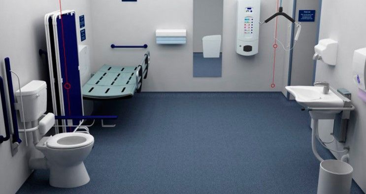 Conozca los baños accesibles