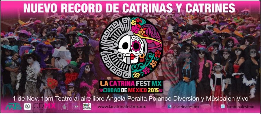 La Catrina Fest MX rompe récord - cartel
