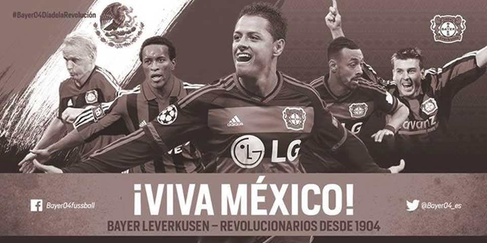 Bayer Leverkusen festeja la Revolución Mexicana