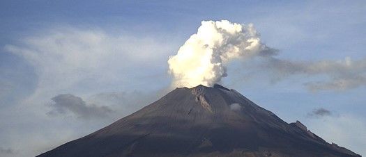 Mantiene actividad moderada volcán Popocatépetl