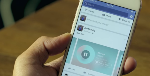 Facebook presenta Music Stories