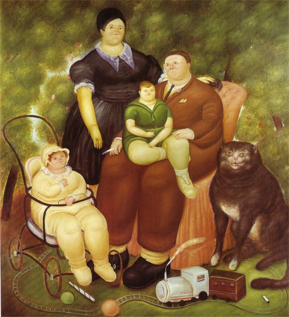 Obras de Fernando Botero por primera vez en China - family-scene-934x1024
