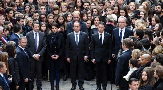 Francia guarda minuto de silencio por víctimas de atentados - foto-especial12