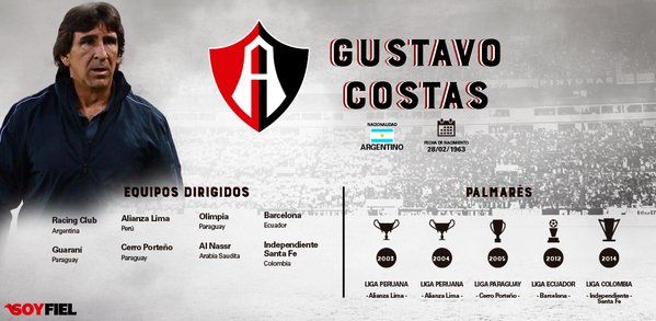 Atlas anuncia a Gustavo Costas como su nuevo técnico - gustavo-costas1
