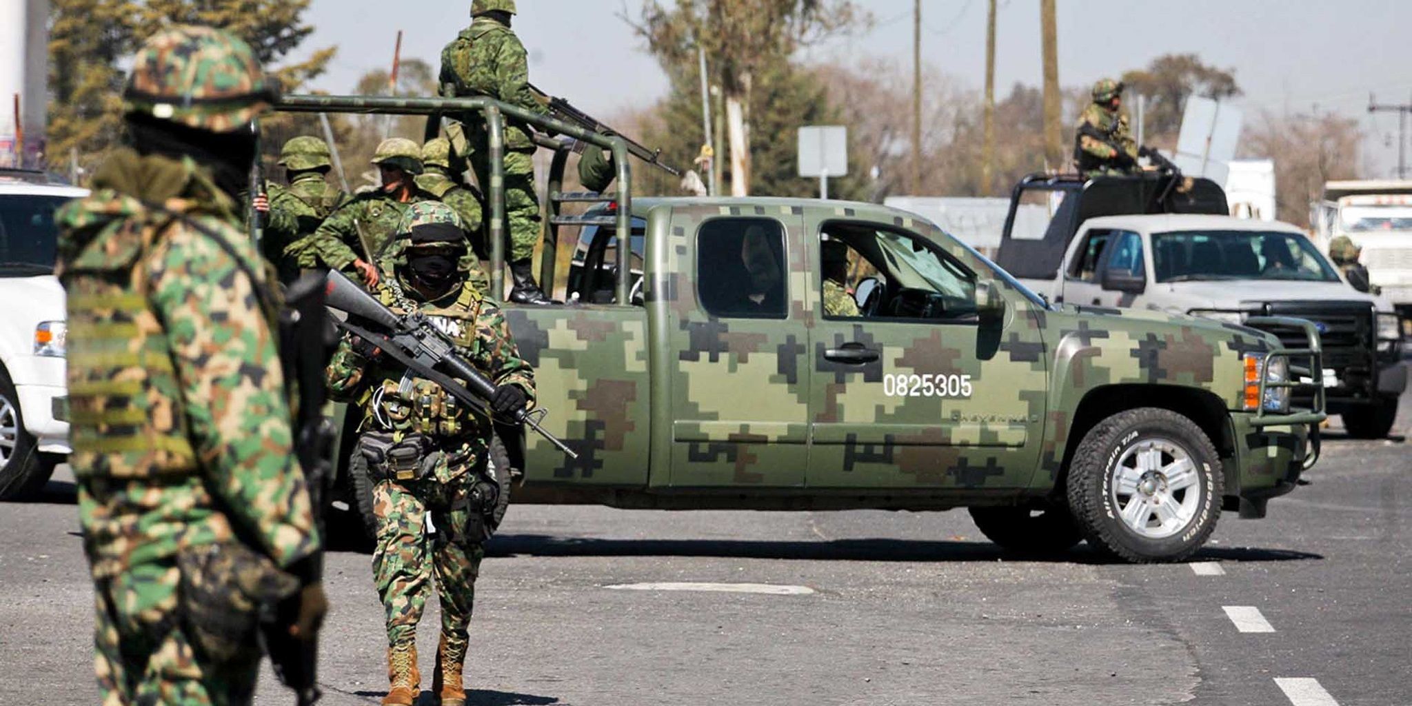 Ejército y Marina patrullan La Ruana