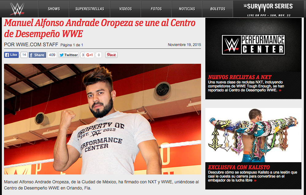 Anuncian llegada de La Sombra a la WWE - la-sombra-wwe