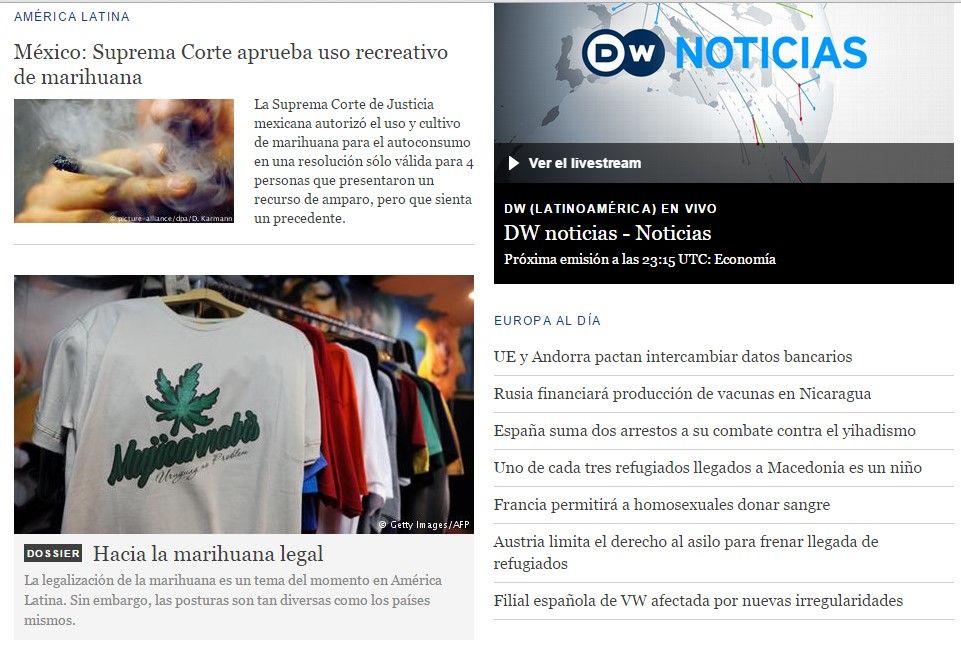 La decisión de la SCJN sobre mariguana en el mundo - mariguana-DW