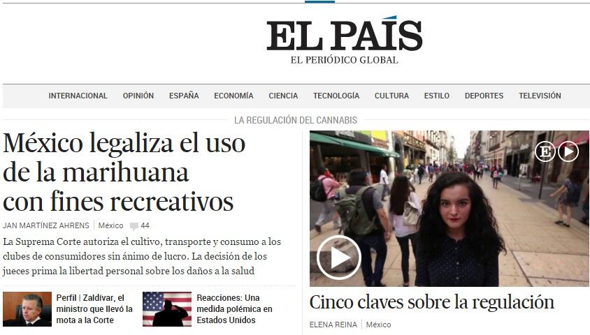 La decisión de la SCJN sobre mariguana en el mundo - mariguana-El-país