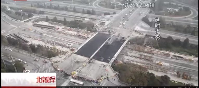 Video: paso vehícular es demolido y reemplazado en 43 horas