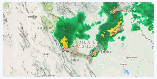 Advierten de zona de tormentas en Coahuila