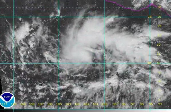 Se forma depresión tropical en el Pacífico de México