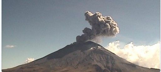 Popocatépetl registra moderada actividad sísmica