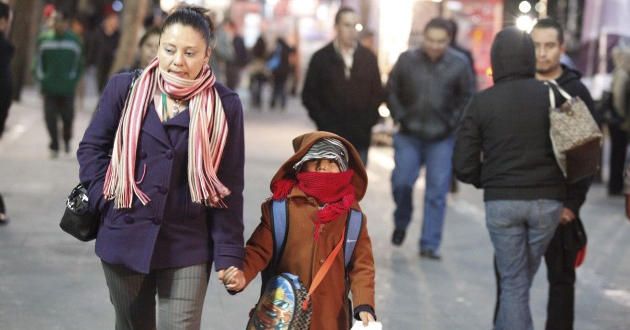 Prevén bajas temperaturas en gran parte de territorio nacional